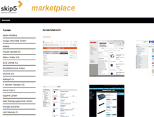 Tablet Screenshot of marketplace.skip5.ch
